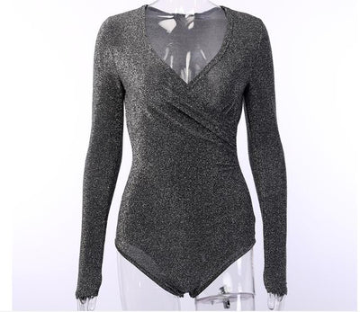 Blusa de Seda Ajustada con Cuello V y Volantes - Elegancia Femenina de Manga Larga - Image 8