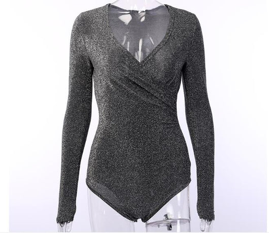 Blusa de Seda Ajustada con Cuello V y Volantes - Elegancia Femenina de Manga Larga - Image 8