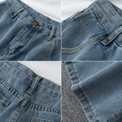 Jeans Rectos de Cintura Alta con Efecto Adelgazante para Mujer - Image 4
