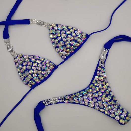 Bikini Deportivo con Detalles de Aleación Diamantada para Mujer - Image 6