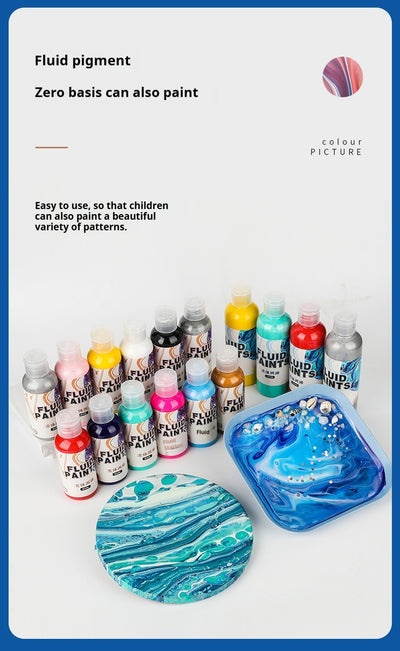Kit de Pintura Acrílica Fluida para Niños - Oso Artesanal DIY - Image 28