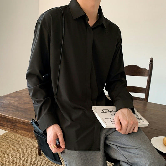 Camisa Manga Larga Audaz para Hombre - Estilo Moderno y Salvaje - Image 4