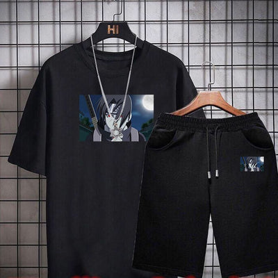 Conjunto Casual Coreano para Hombre: Playera y Shorts de Moda - Image 39