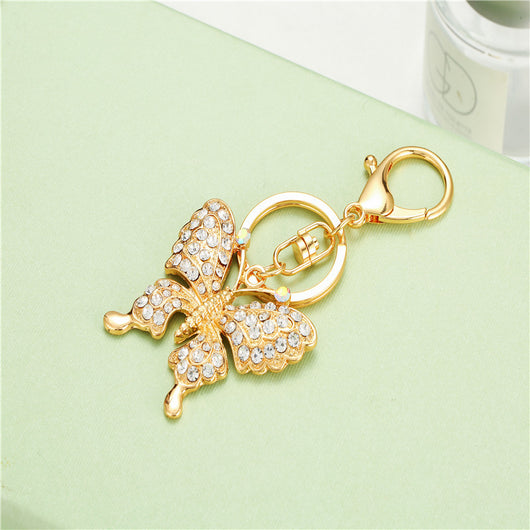 Llavero Colgante Bolso Diamantes Completos - Image 10