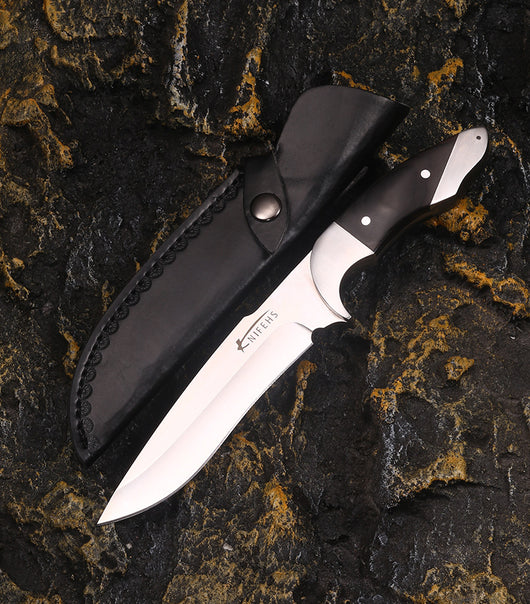 Cuchillo de Supervivencia Outdoor de Acero Cromado de Alta Dureza 9" - Image 8