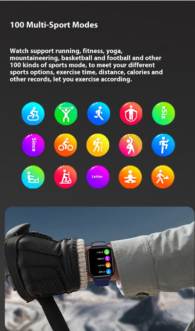 Reloj Inteligente ET570 con Llamadas Bluetooth, ECG y Medidor de Glucosa - Image 19