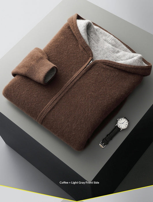 Chaqueta Tejida para Hombre con Bloques de Color - Image 22