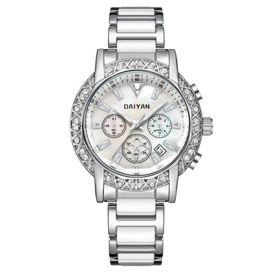 Reloj de Lujo Versátil para Mujer - Resistente al Agua con Diamantes - Image 3