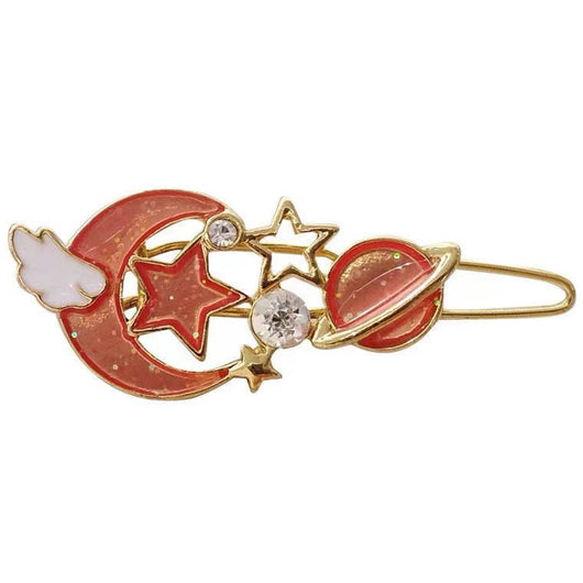 Pasador Coreano Cielo Estrellado - Diseño Kawaii Estético Japonés - Image 4