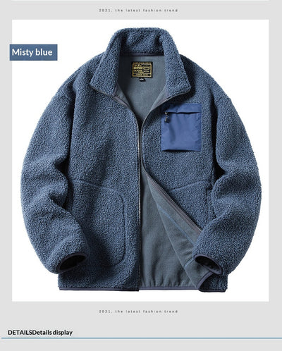 Cardigan Polar Fleece para Hombre - Abrigo Térmico Outdoor - Image 21