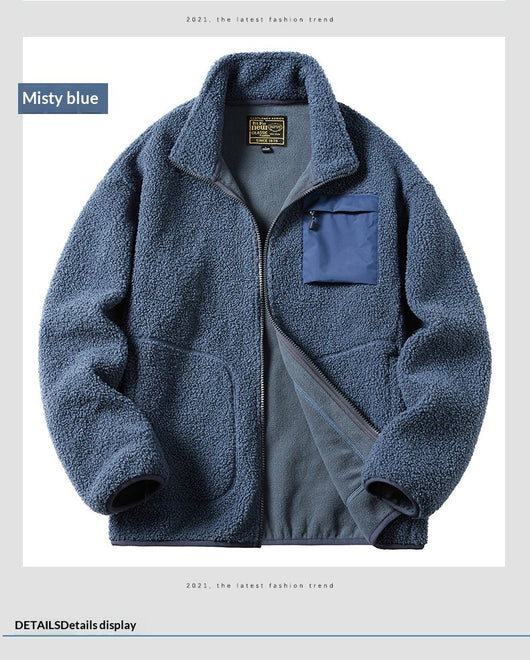Cardigan Polar Fleece para Hombre - Abrigo Térmico Outdoor - Image 21