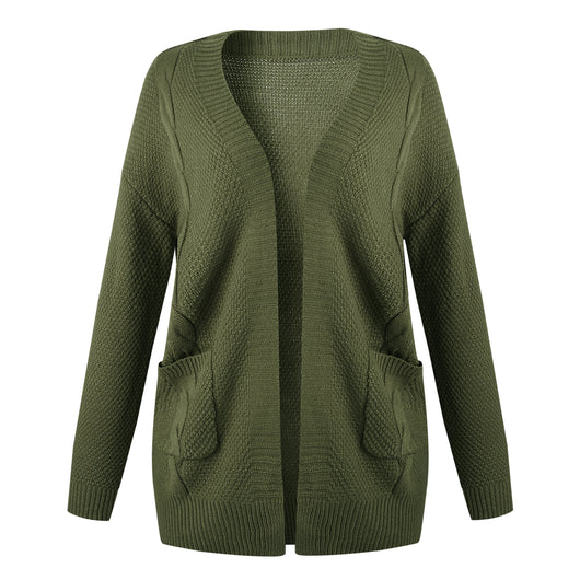 Cardigan Tejido de Color Sólido para Mujer - Image 26