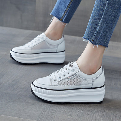Zapatos Plataforma Transpirables con Malla de Arroz - Estilo Moderno - Image 7