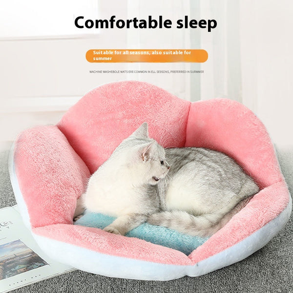 Cama Térmica para Mascotas Pata de Celebridad - Diseño Versátil Cuatro Estaciones