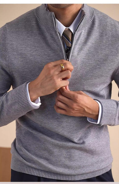Suéter de Punto con Cuello Tortuga Medio y Mangas Largas - Image 13