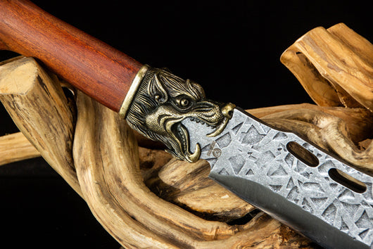 Cuchillos Artesanales Forjados a Mano para Cortar Leña - Image 13