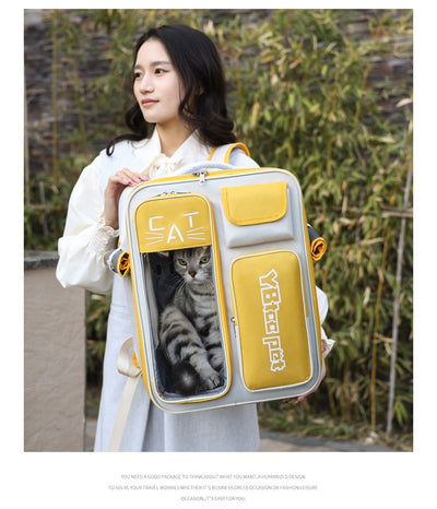 Mochila Transportín para Gatos - Diseño Versátil Todo Clima - Image 33