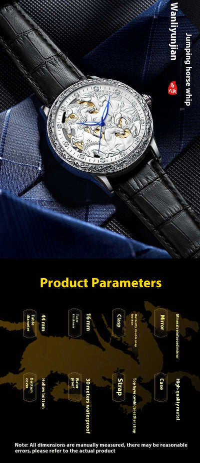 Reloj Mecánico Automático Calado Premium con Resistencia al Agua - Image 9