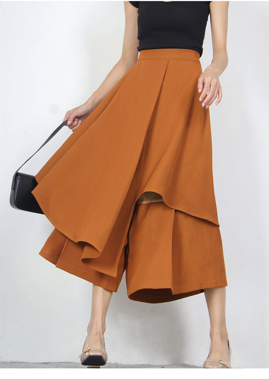 Falda Midi Volantes Asimétrica para Mujer - Image 3