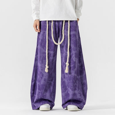 Pantalones de Buzo Talla Grande Tie-Dye Estilo Japonés-Hong Kong - Image 7