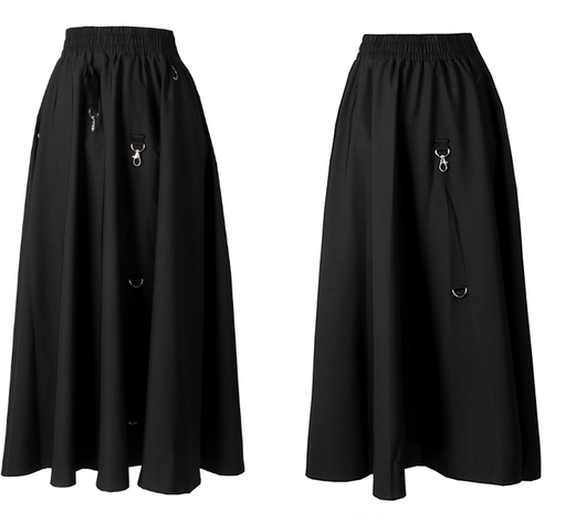 Falda Midi Negra Elegante Ajustada Clásica - Image 7
