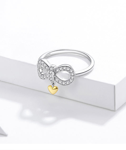 Anillo de Plata Esterlina con Símbolo del Infinito para Hombre y Mujer - Image 9