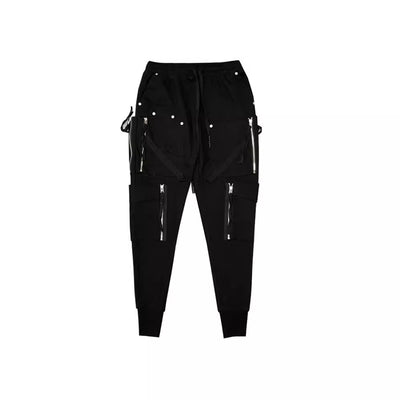 Overol Harem Slim Fit con Cierres Decorativos - Estilo Dark Fashion - Image 5