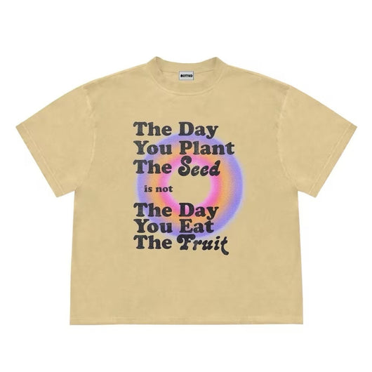 Playera Retro Hip Hop con Letras Americanas - Image 8