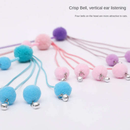 Juguete Interactivo para Gatos con Plumas - Varita de Juego Tassel Cat - Image 6