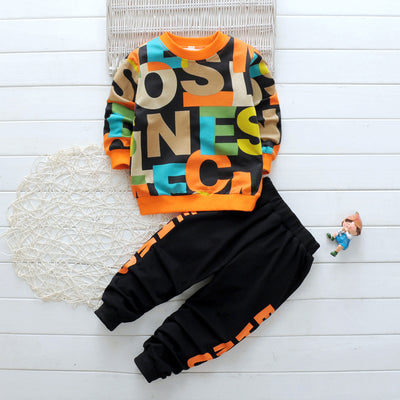 Conjunto Infantil Primavera Niño y Niña - Sudadera Estampado Caricatura - Image 8