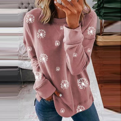 Sudadera Navideña Estampado Explosivo Cuello Redondo Manga Larga - Image 7