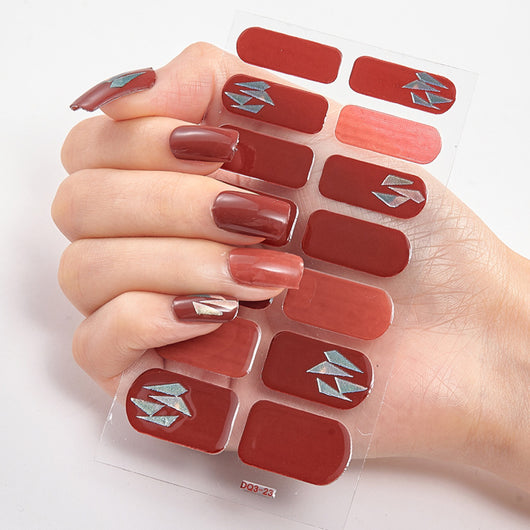 Uñas Adhesivas 3D con Efecto Láser y Bronceado - Diseño Premium - Image 20