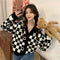 Cardigan Suelto para Mujer con Cuello V y Mangas Largas