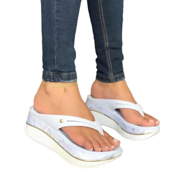 Chanclas Cómodas de Verano con Suela Gruesa - Estilo Europeo