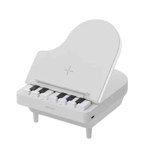 Parlante Bluetooth Piano con Carga Inalámbrica y Luz Nocturna - Image 6