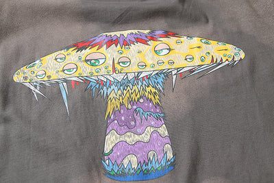 Pantalón Suelto Hip-hop con Estampado Artístico de Hongos y Ojos - Image 19