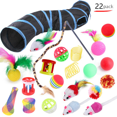 Set Completo de Juguetes para Gatos con Túnel Interactivo - Image 6