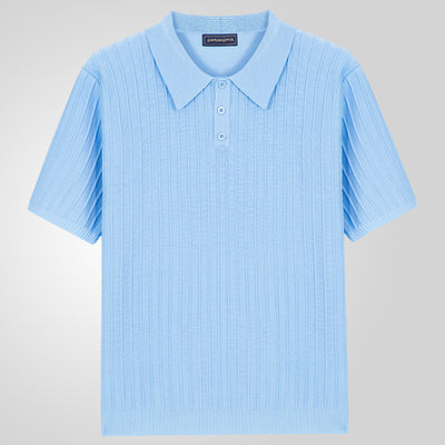 Camisa Casual Hombre Manga Corta Cuello Solapa Ajuste Relajado - Image 4
