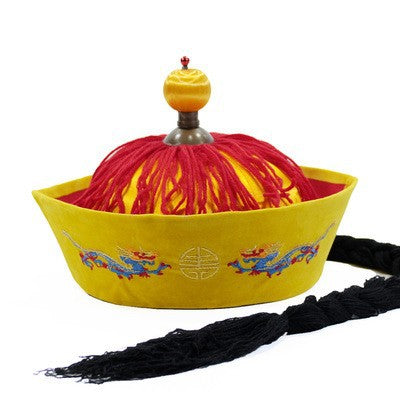 Sombrero Imperial Qianlong para Danza y Presentaciones Escénicas - Image 4