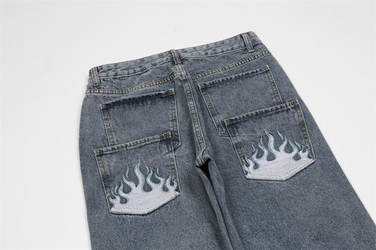 Jeans Rotos Sueltos Estilo Urbano para Hombre - Image 5