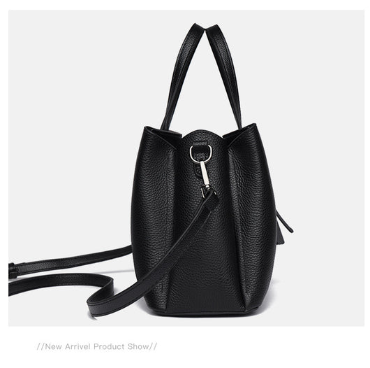 Bolso de Cuero Genuino para Mujer Gran Capacidad Bandolera - Image 11
