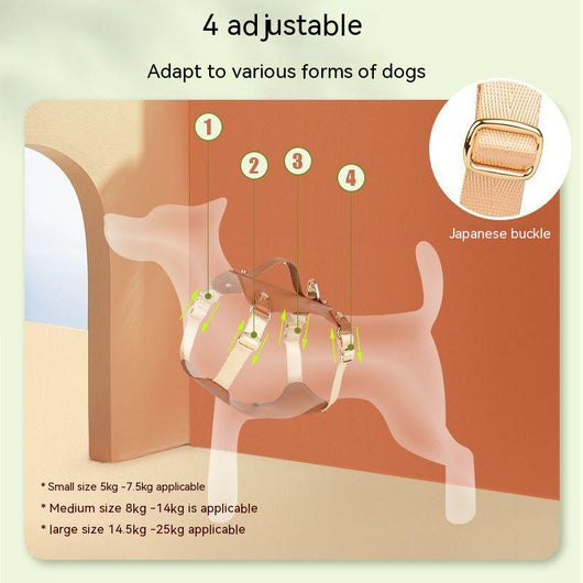 Arnés de Microfibra y Cuerda de Tracción para Perros - Image 3