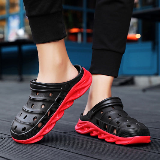 Sandalias Tipo Zueco para Hombre - Cerradas, Antideslizantes y Ultraligeras