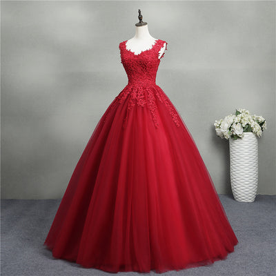 Vestido Princesa Tutú V-Escote Primavera para Novia - Image 3
