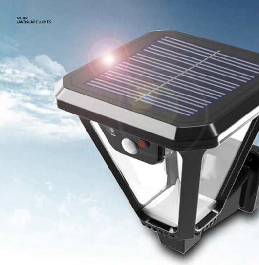 Lámpara Solar de Pared Estilo Chino para Jardín y Patio - Image 3