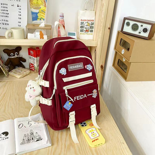 Mochila para Computadora de Gran Capacidad Estilo Japonés - Image 8