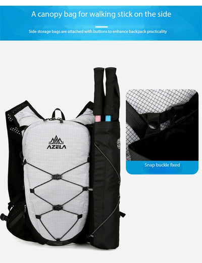 Mochila de Senderismo AZELA con Patrón Grid, Ligera y Transpirable para Trail Running y Camping - Image 19