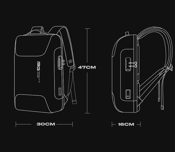 Mochila Impermeable de Gran Capacidad para Trabajo y Viajes