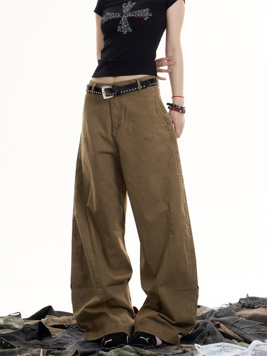 Overol Ancho Deconstruido Estilo Retro Lavado para Mujer - Image 16