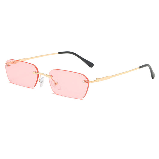 Gafas Cuadradas sin Marco Estilo Hong Kong para Hombre - Image 3